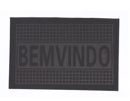 Tapete Casambiente Bem Vindo 4 Cores Sortidas 40x60