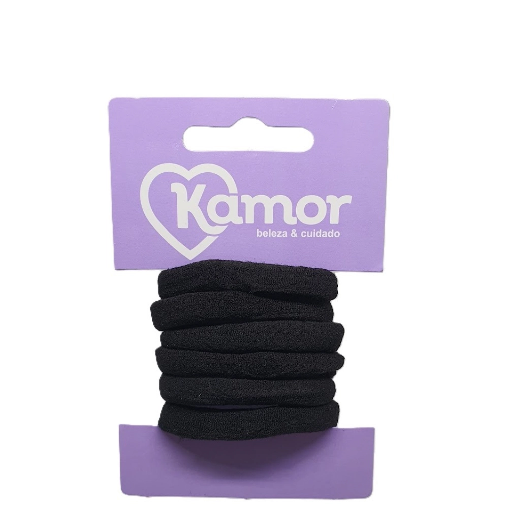 Elastico P/cabelo Kamor Meia Calca Pequeno C/6un