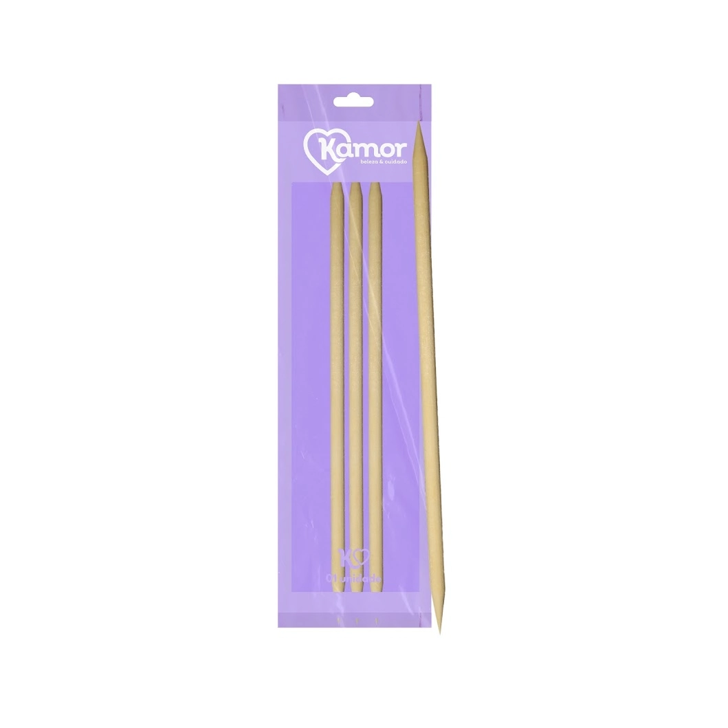 Palito P/ Unhas Ponta Dupla C/3 Un