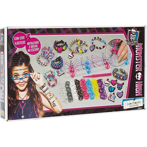 Monster High Loom Completo Crie Sua Pulseira Monte Líbano
