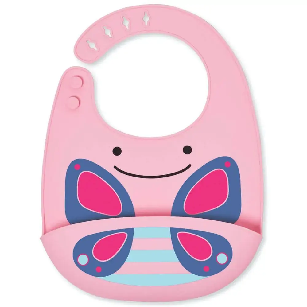 Babador Cata Migalhas de Silicone Zoo Borboleta Skip Hop