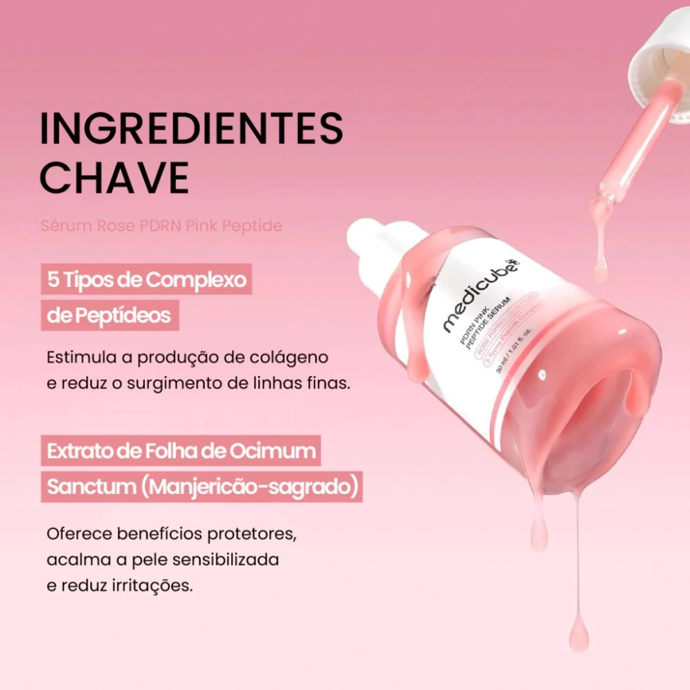 Creme Facial Medicube Pdrn Pink Peptide Serum 30ml