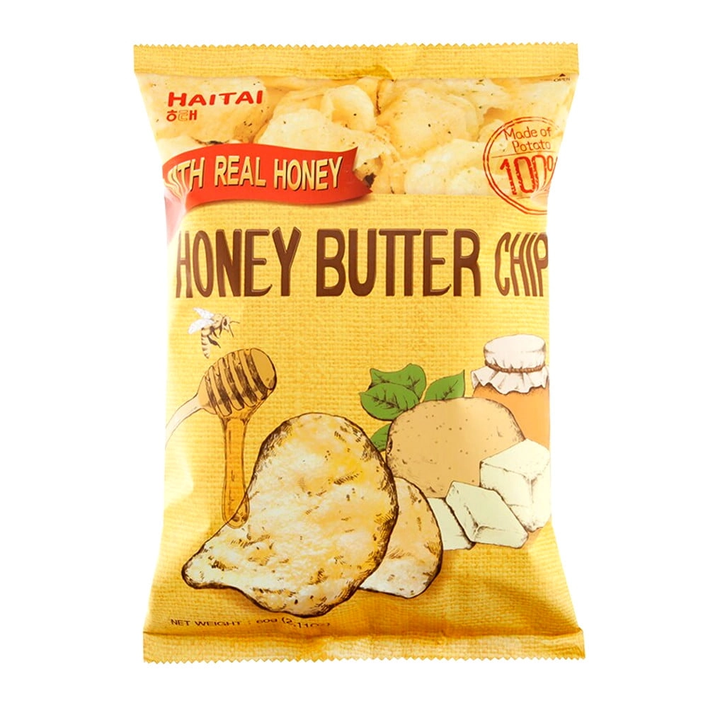 Salg Honey Butter Chip Haitai 60g