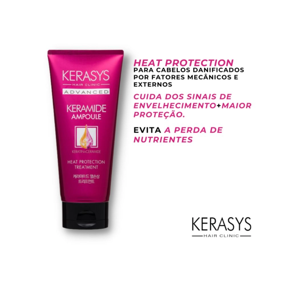 Máscara Keramide Heat Protection Kerasys 200ml