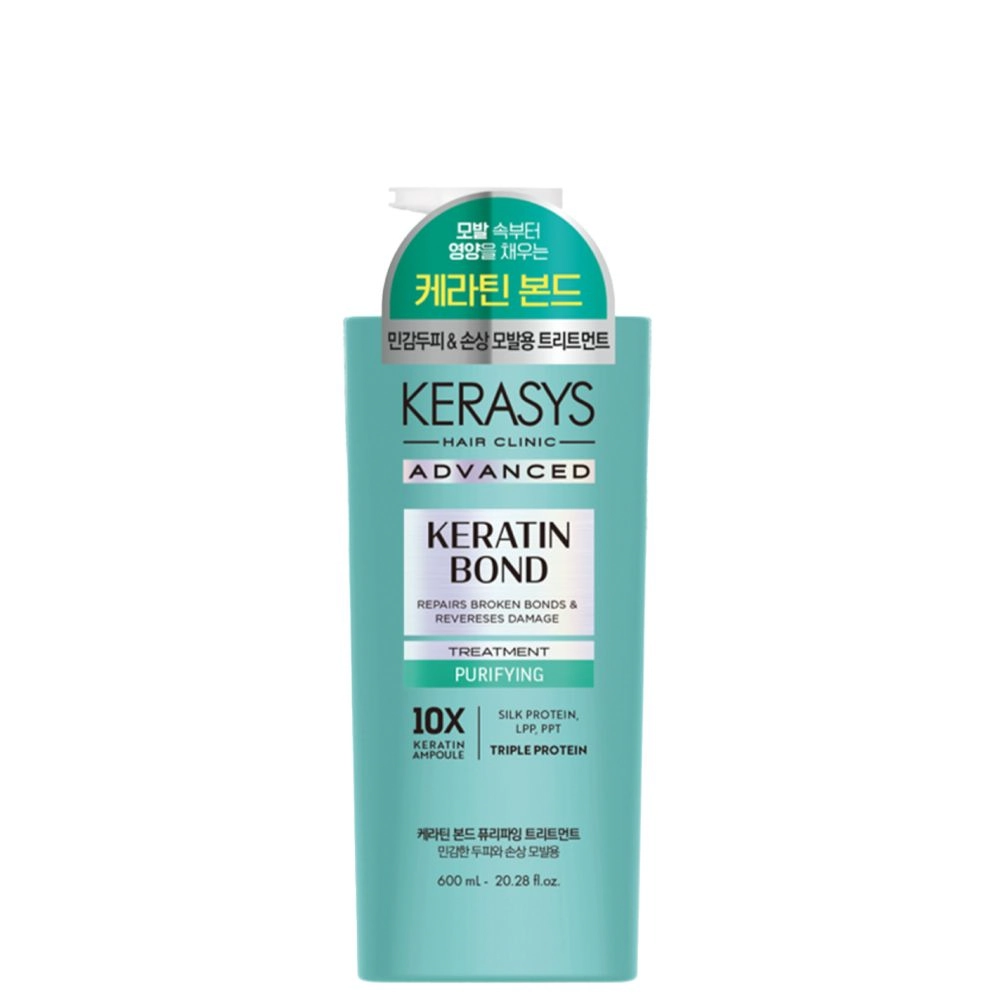Mascara Tratamento Kerasys Advanced Keratin Bond Silky Moisture 600ml