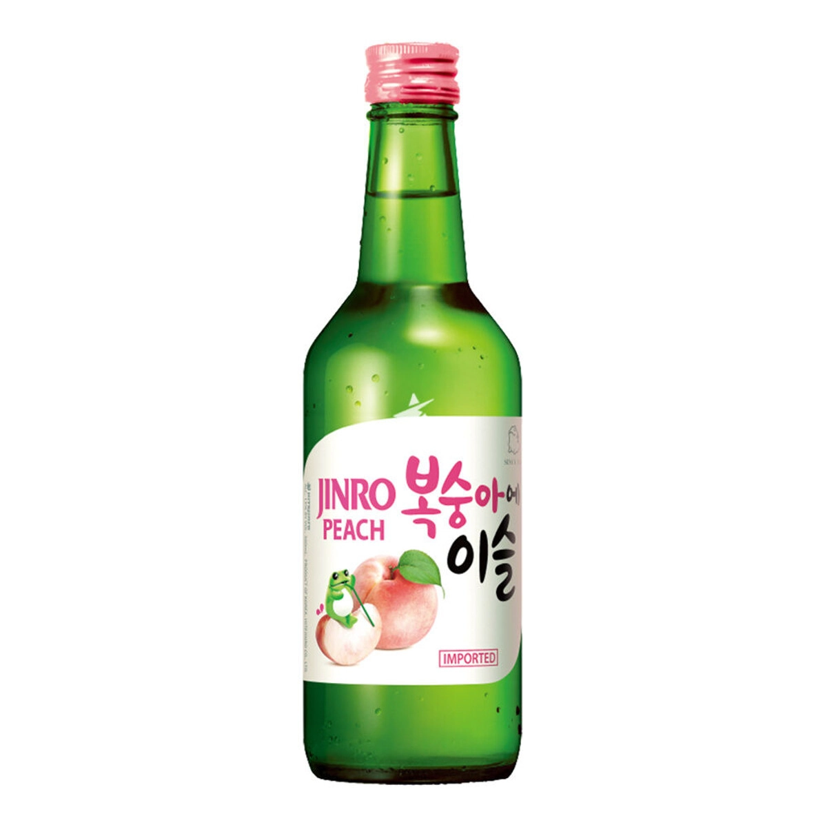 Soju Importado Aroma De Pêssego Peach Jinro 360ml