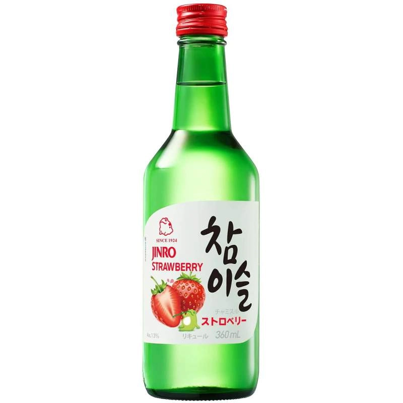 Destilado Soju Jinro Morango 360ml