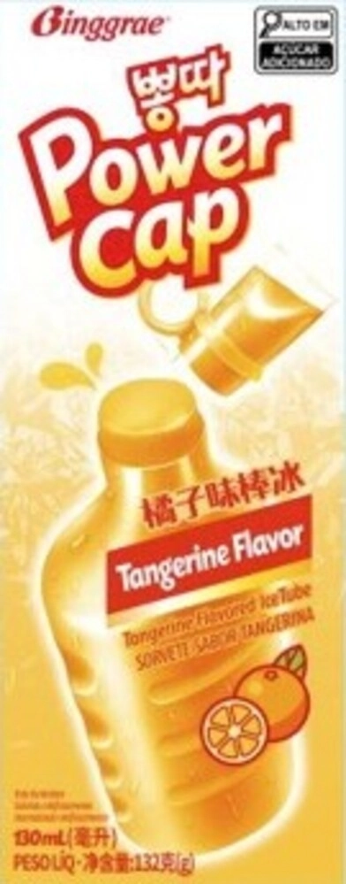 Sorvete Powercap Tangerina 130ml