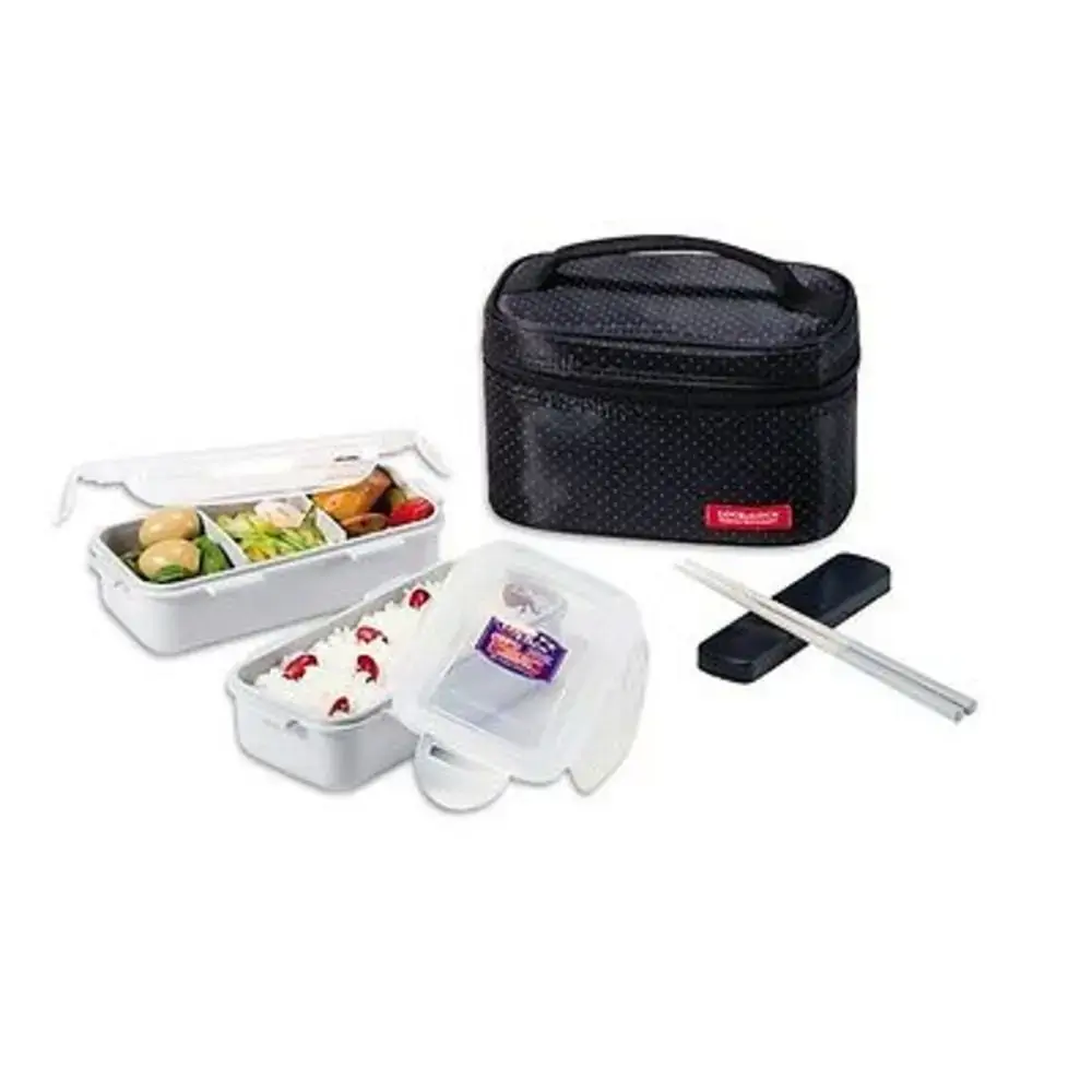 Bolsa Termica Lunch Bag 2 Potes Preta 2go Bag