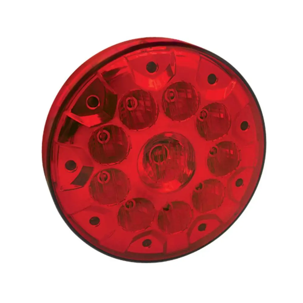 Lanterna Traseira Carreta Rubi com 10 leds Redonda - PRADOLUX PL07802463