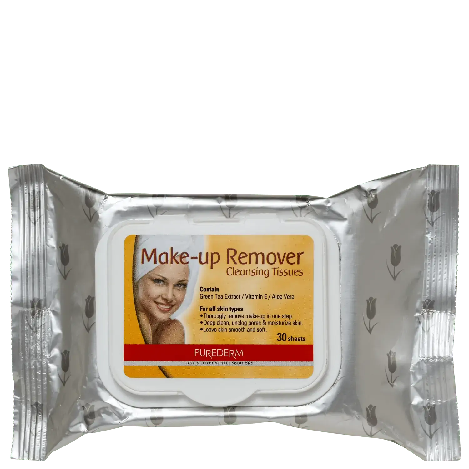 Purederm Lenço Demaquilante 30 Unidades