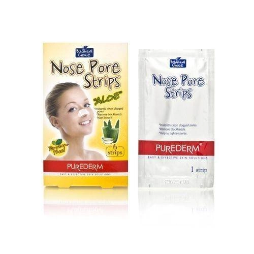 Botanical Choice Nose Pore Strips Aloe 6 Strips