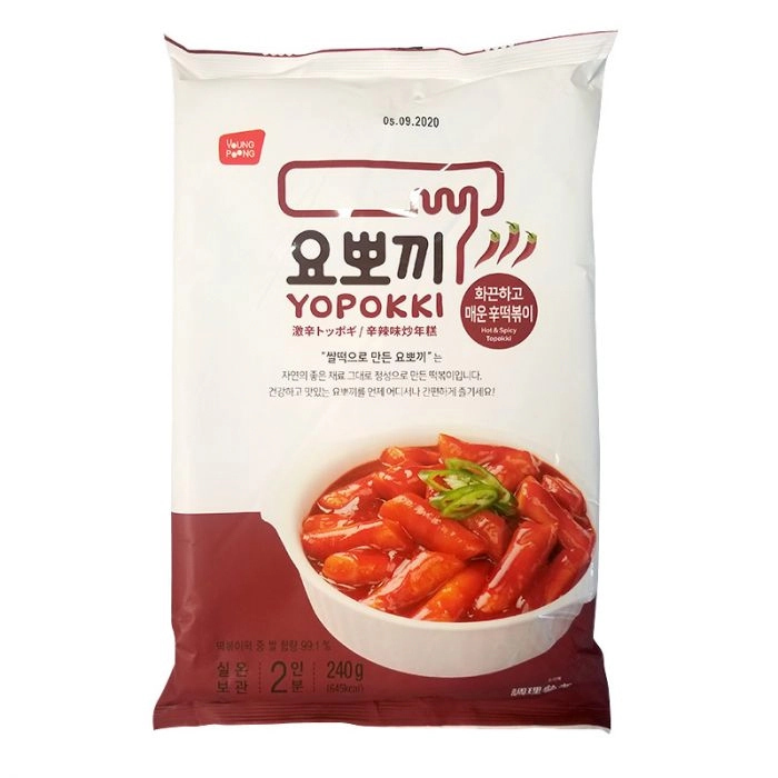 Massa De Arroz Yopokki Hot 240g