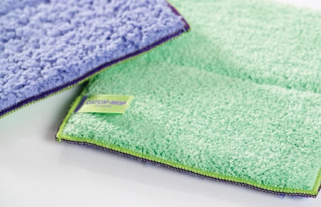 Flanela Catchmop Cozinha Quadrada Lilas/verde