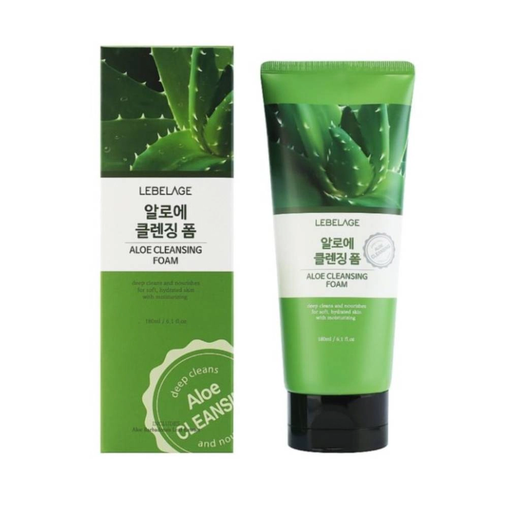 Espuma Facial Lebelage Aloe Soothing Cleansing 180ml
