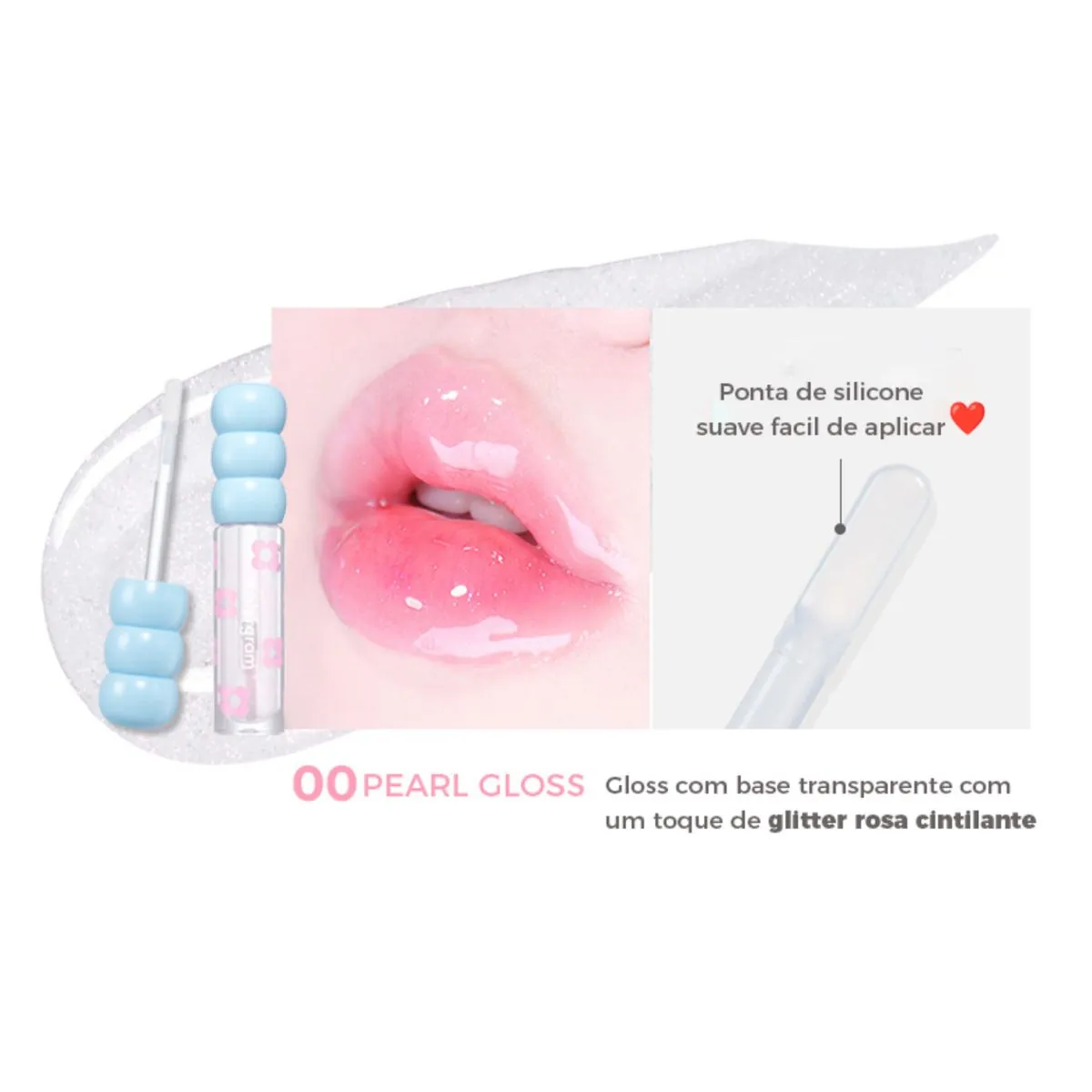 Colorgram Fruity Glass Tint 3g (NOVAS CORES!!) #00 Pearl Gloss