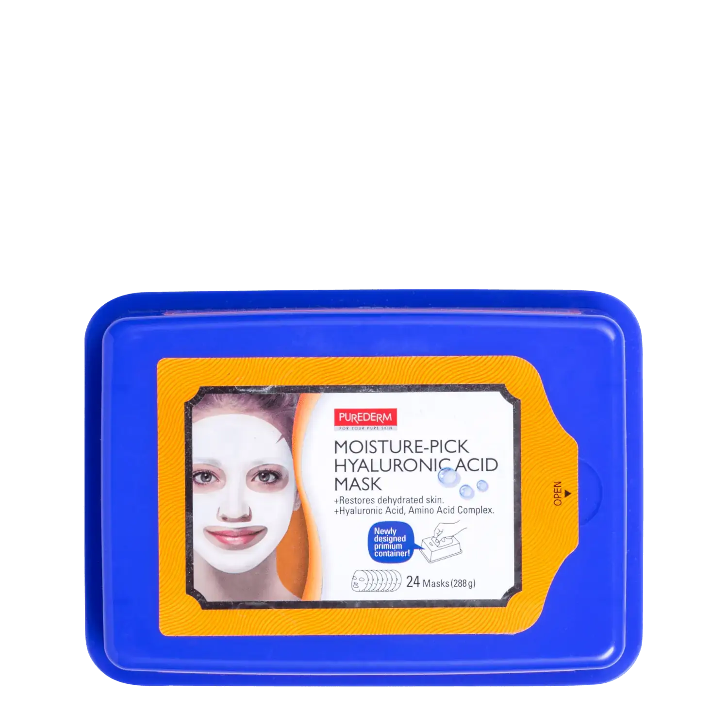 Masc Fac Moist Pick Hyalur Acid 24un Purederm