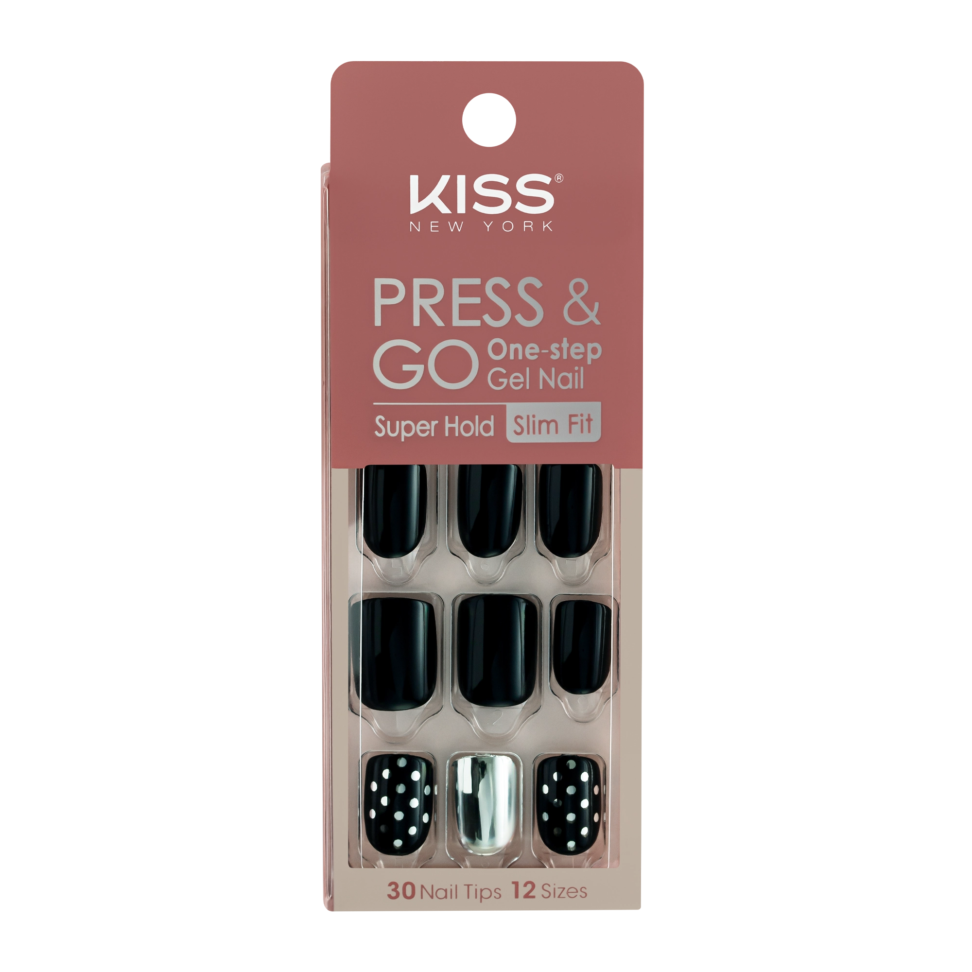 Kiss New York Press Go Black Simple Dot