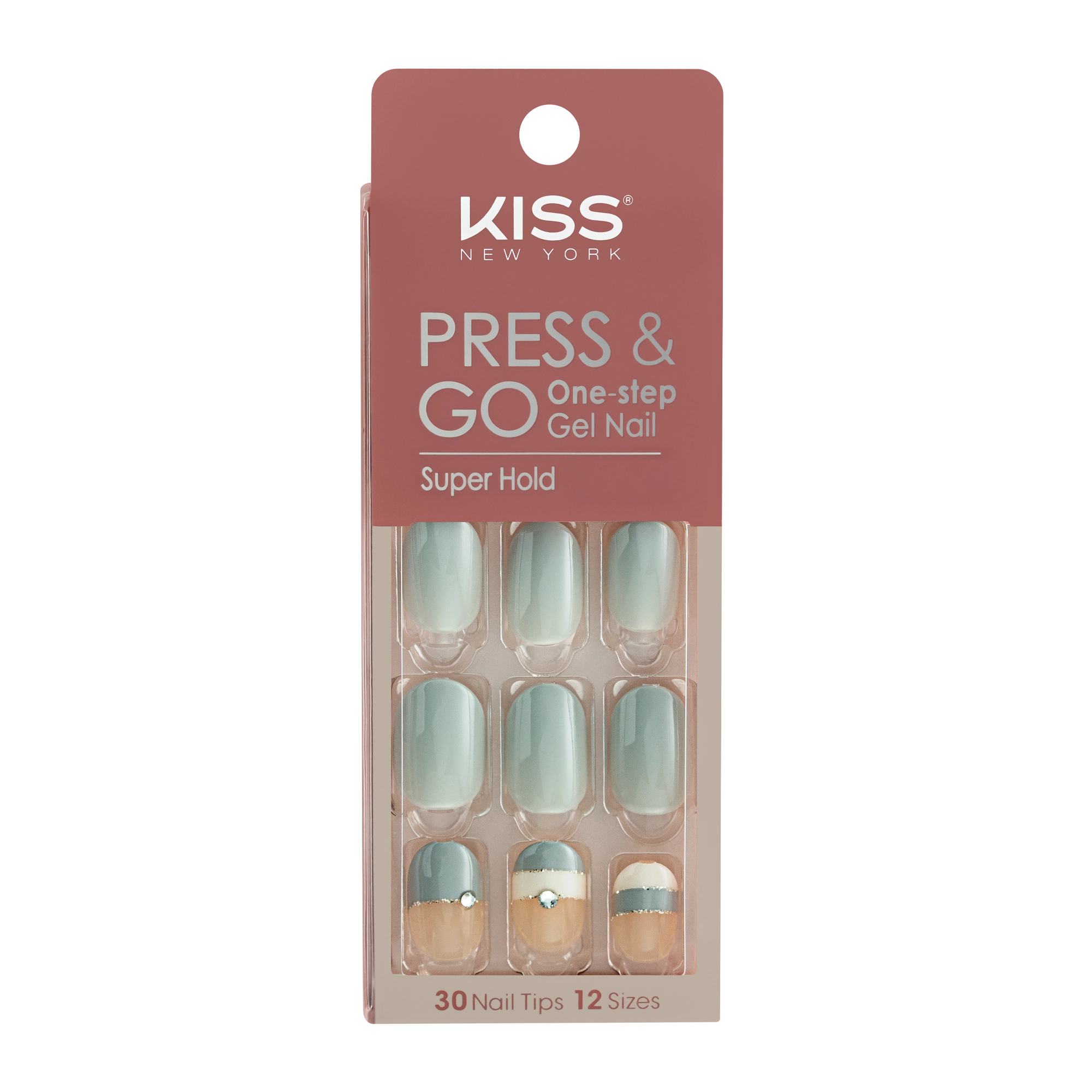 Kiss New York Press Go Ice Blue