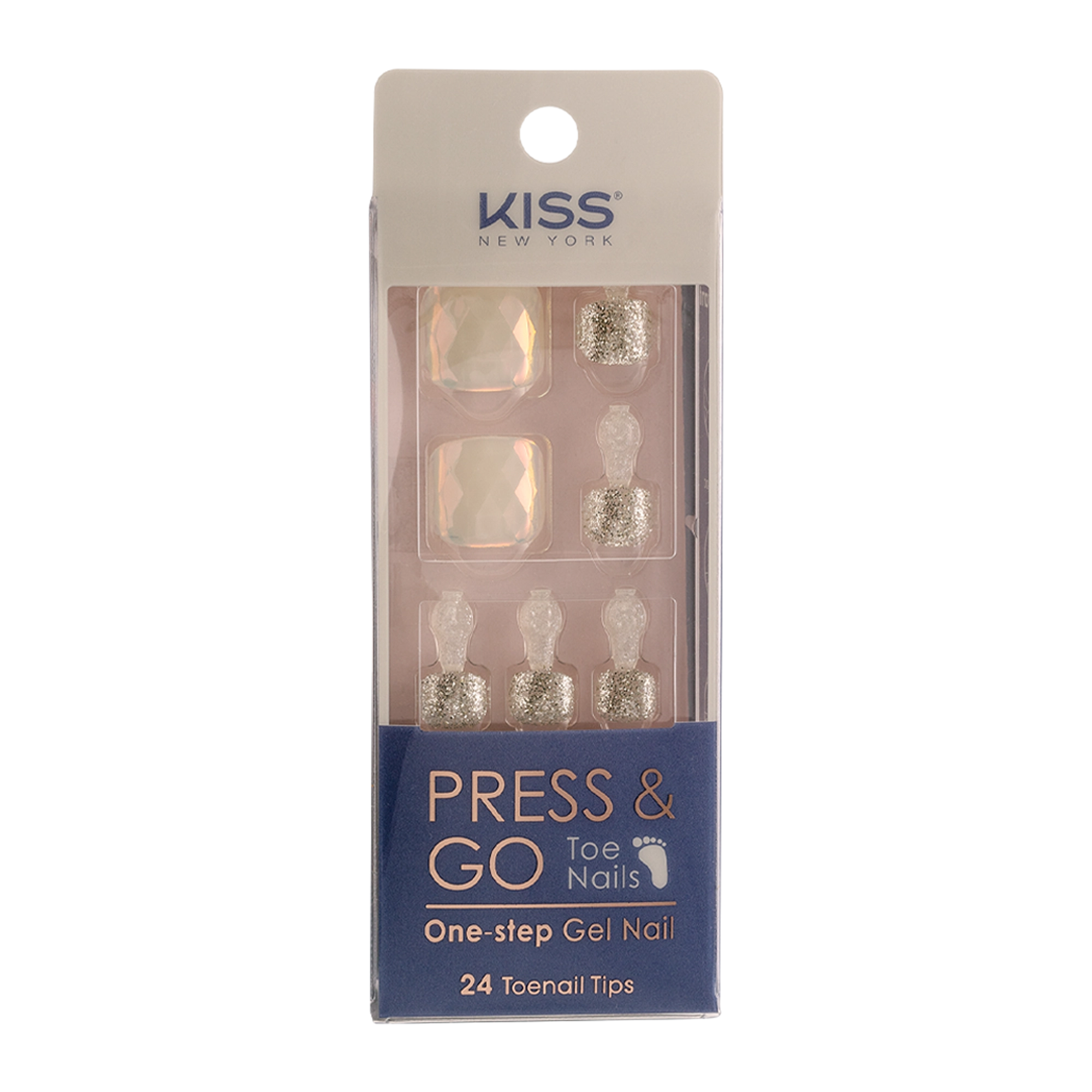 Kiss New York Press Go White Diamond