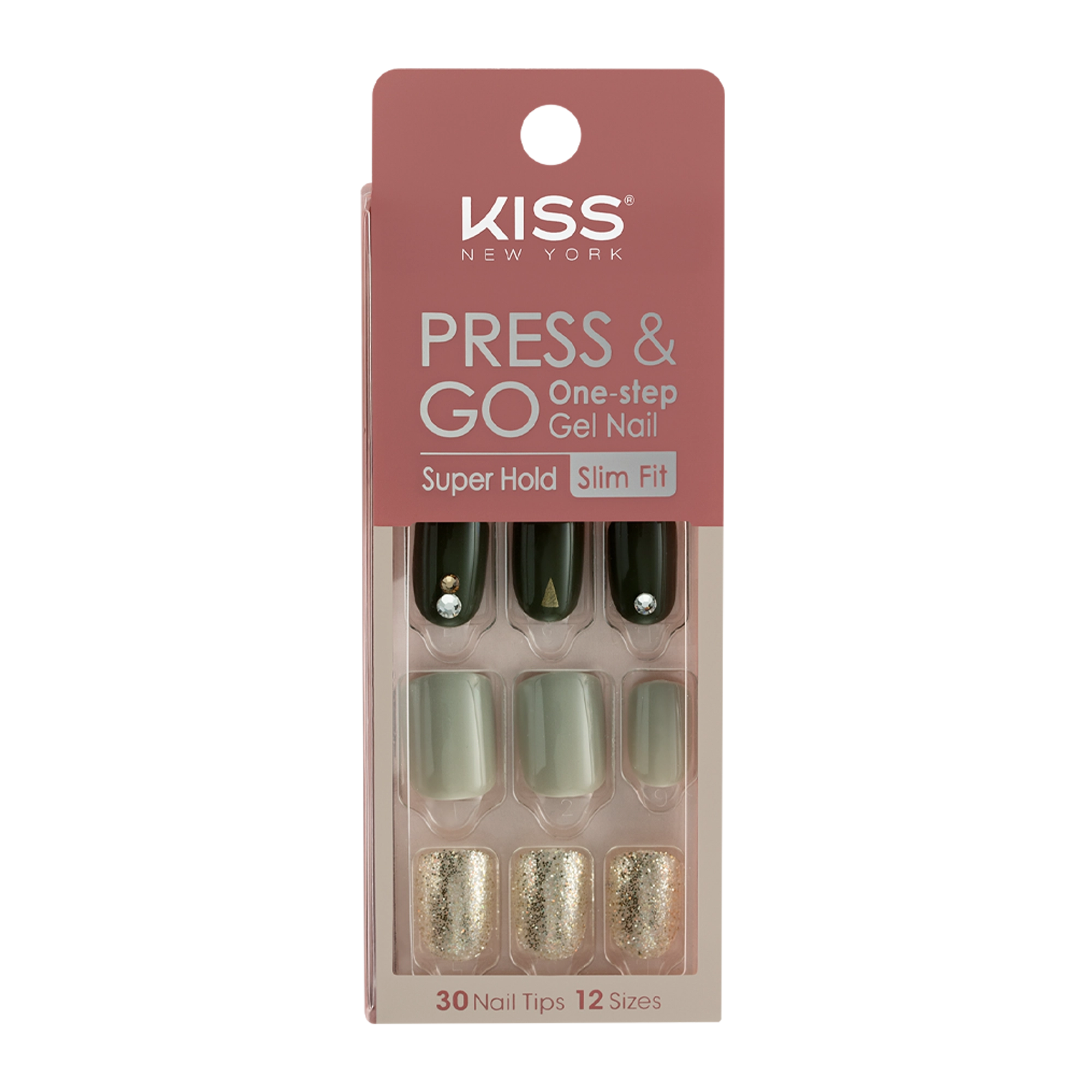 Kiss New York Press Go Gold Khaki