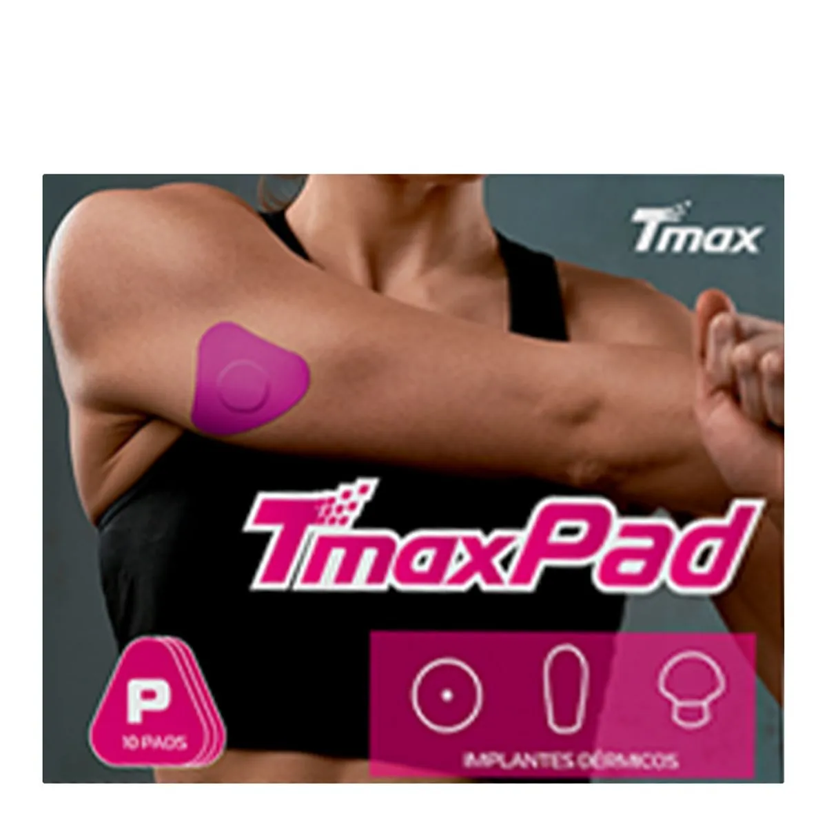 Adesivo Protetor Para Sensor Glicose Tmaxpad Rosa 10 Unidades