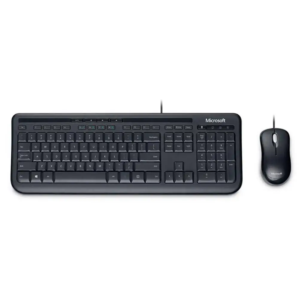 Consumo Kit Multimidia Wired Teclado Mouse Black