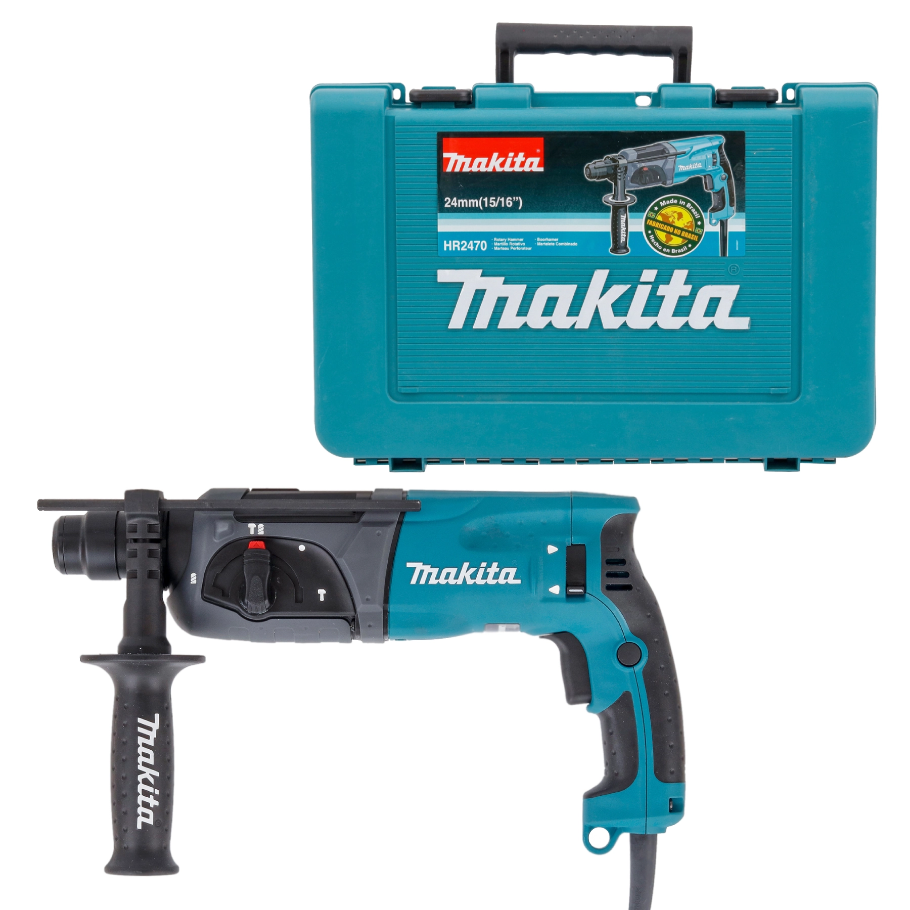 Martelete Combinado Makita 24MM 800W 220V HR2470 - 220v