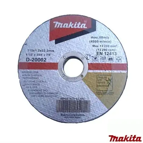 Disco Corte Inox 4 1/2 D 20002 Makita