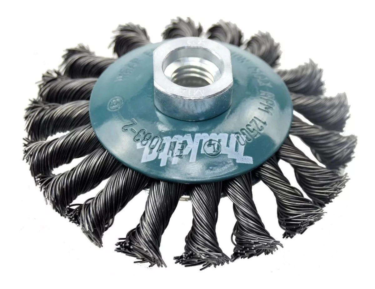 Escova Aço Circular Tranc M14x2 100mm D-55407 Makita - Unico