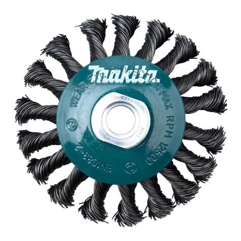 Escova De Aço Tipo Cônica Fio Trançado Makita 115mm