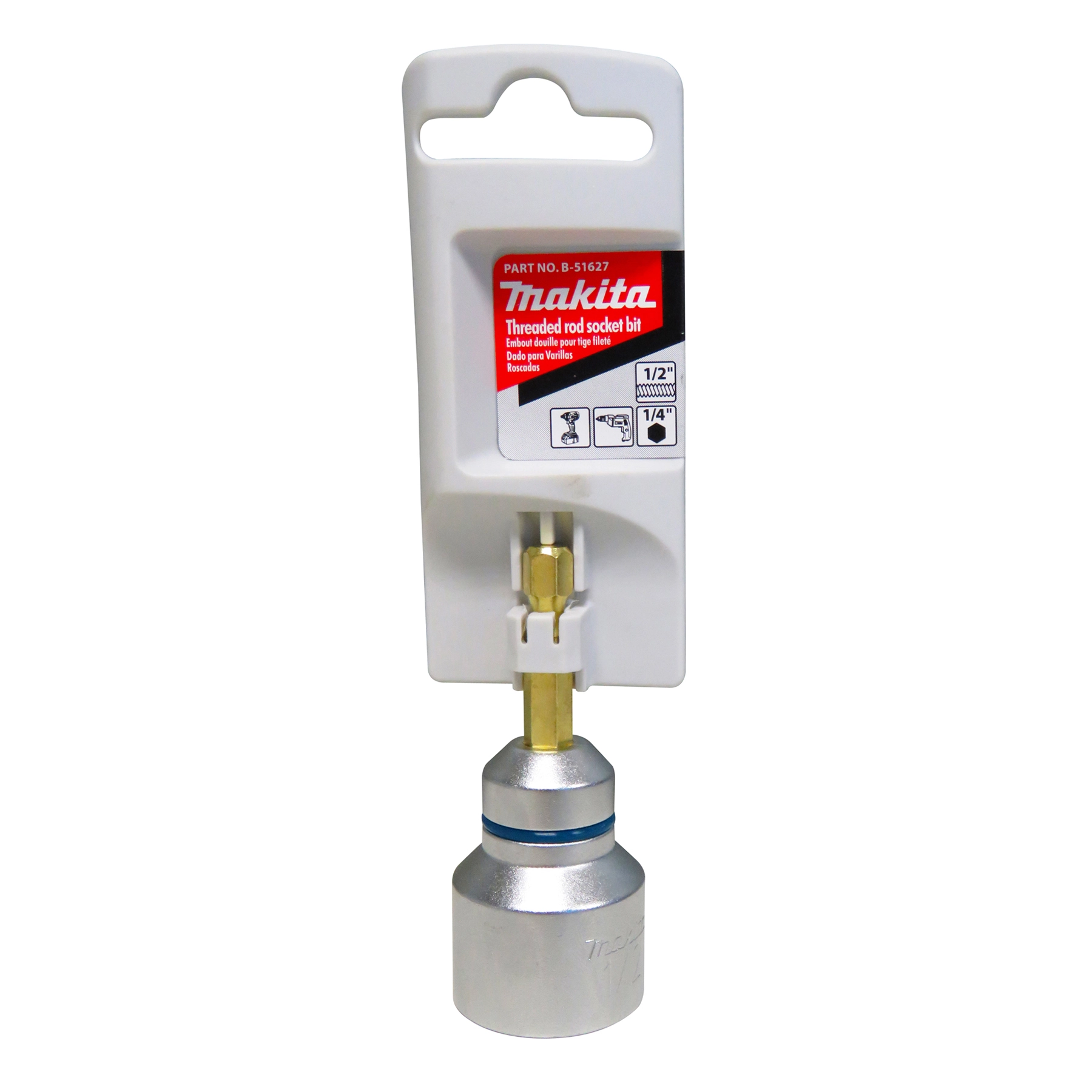 Bit Soquete de Torção 12mm 66mm Para Barra Roscada Makita