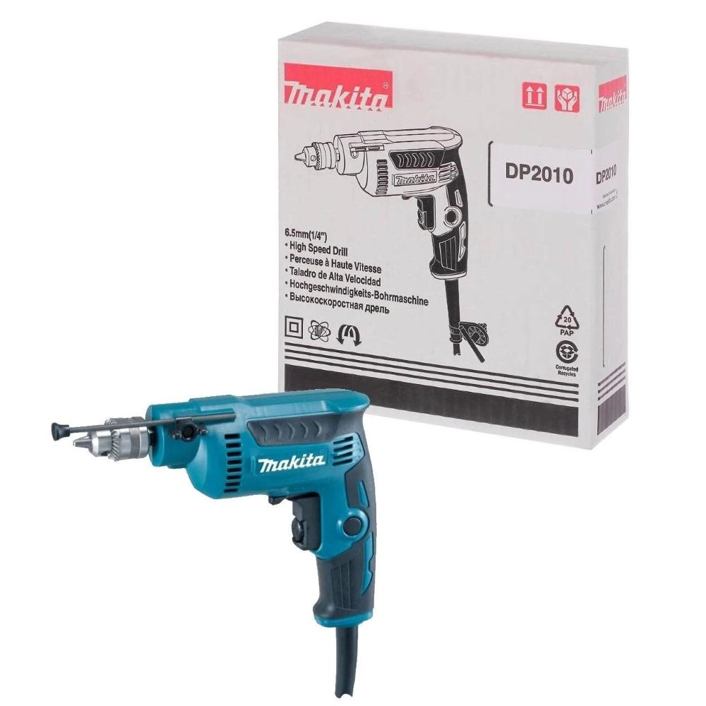 Furadeira Alta Rotação 6.5mm 1/4 370w Dp2010 110v Makita