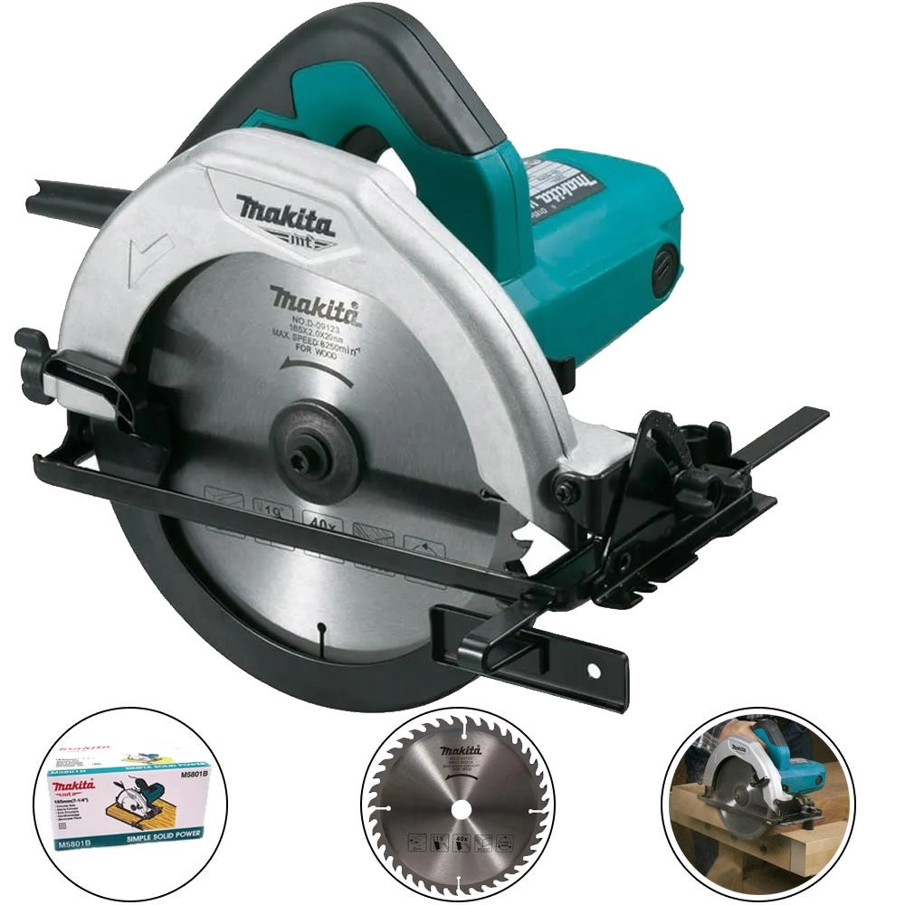 Serra Circular 1050 W De 7-1/4 Polegadas M5801b Makita