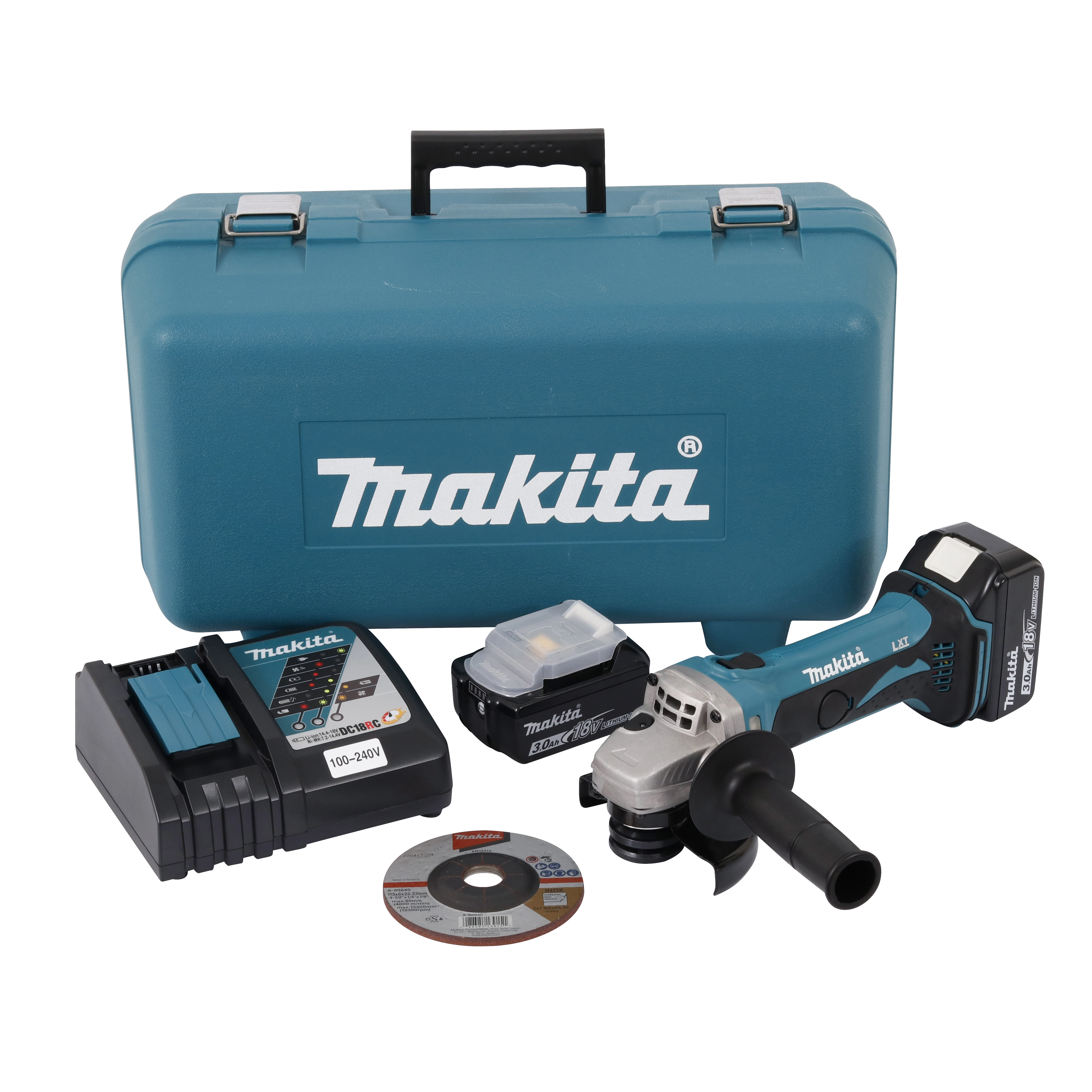 Esmerilhadeira Angular 4.1/2" 18V DGA452RFE 1 disco N/A Makita