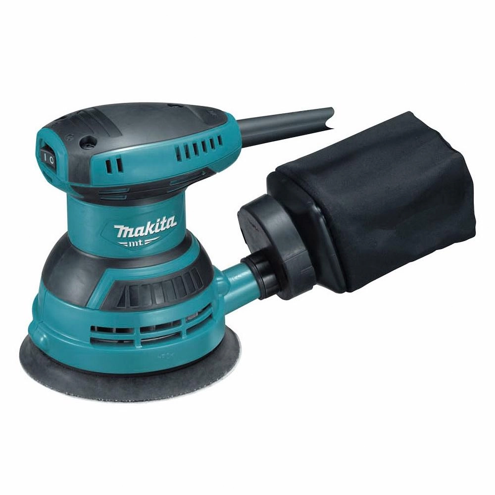 Lixadeira Rotorbital 125mm 5   240w 12000 Rpm Madeira Com Lixa Saco Coletor Pó M9204b 220v Makita