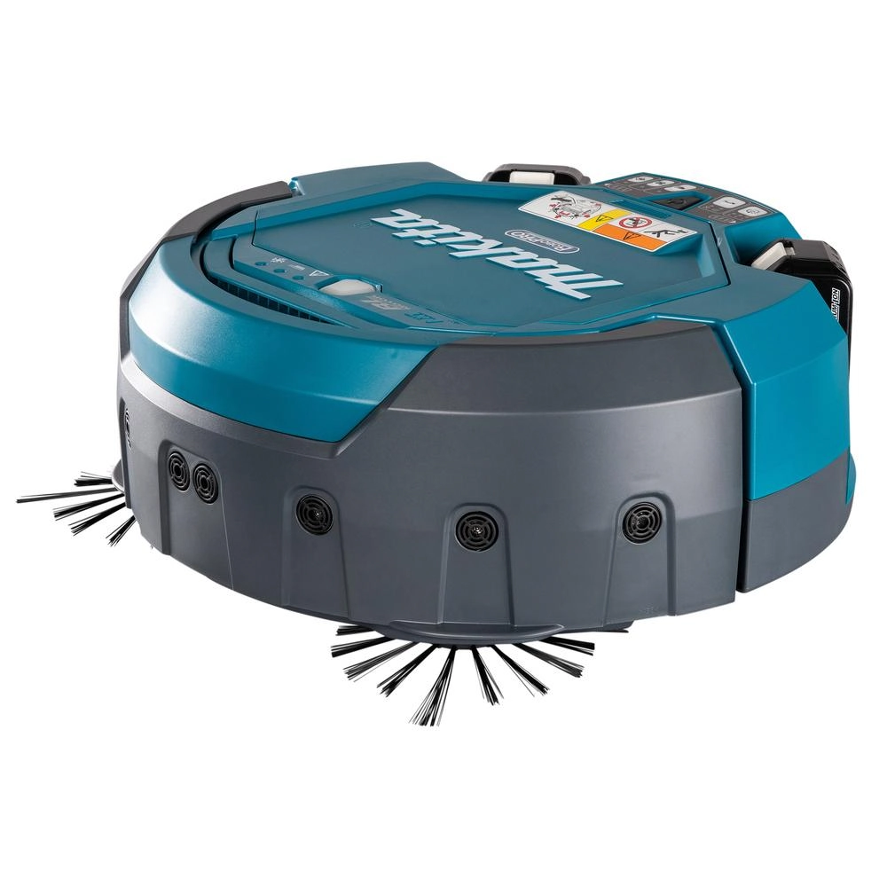 Aspirador De Pó Robô 18v Sem Fio C/ Controle Remoto Coletor 2,5l Resistente Poeira Drc200z Makita