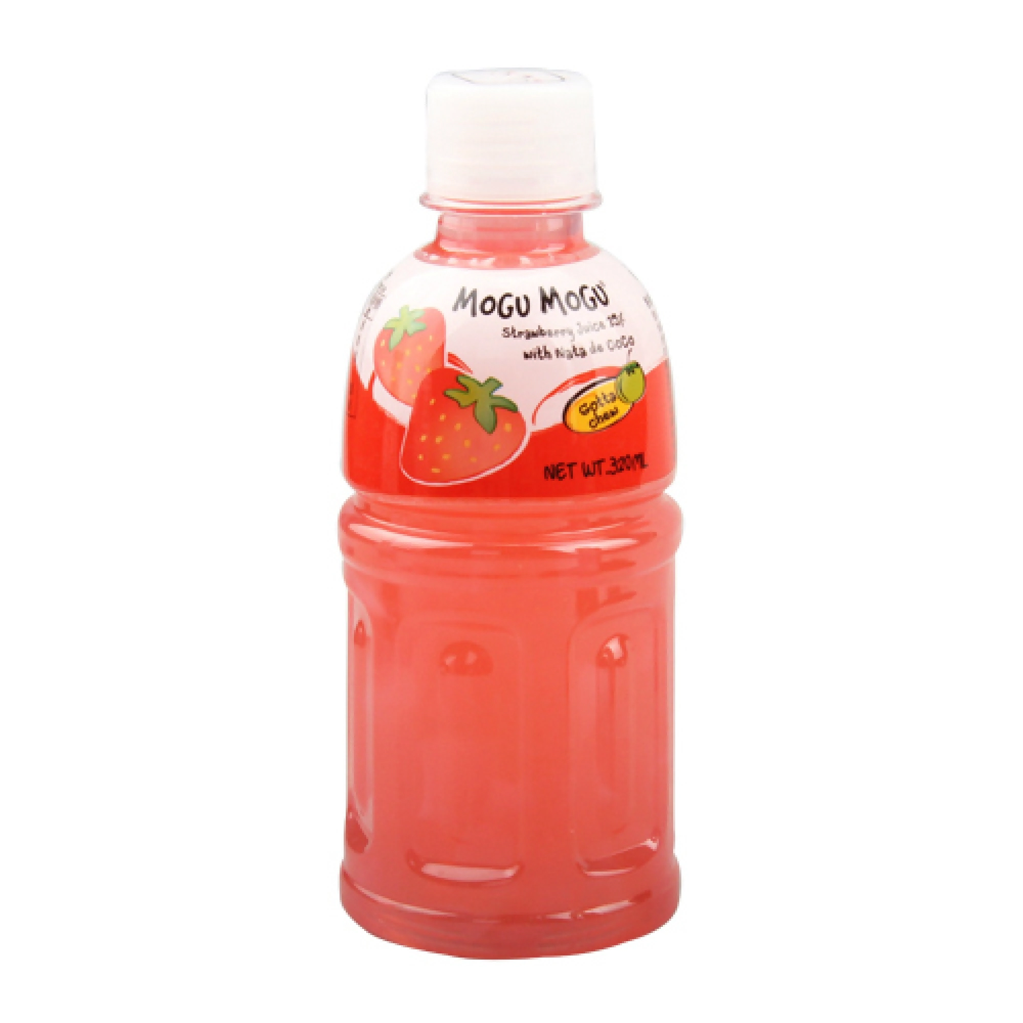 Mogu | Mogu Juice With Nata De Coco, Strawberry, 10.82 Ounce Pack Of 36