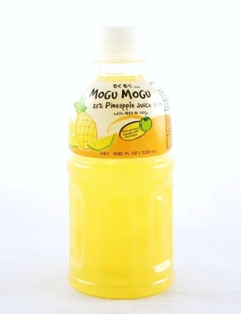 Mogu | Mogu Juice With Nata De Coco, Pineapple, 10.82 Ounce Pack Of 36