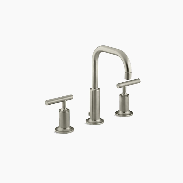 Torneira Misturador de Pia para Banheiro com Bica Alta Níquel Escovado Purist Kohler