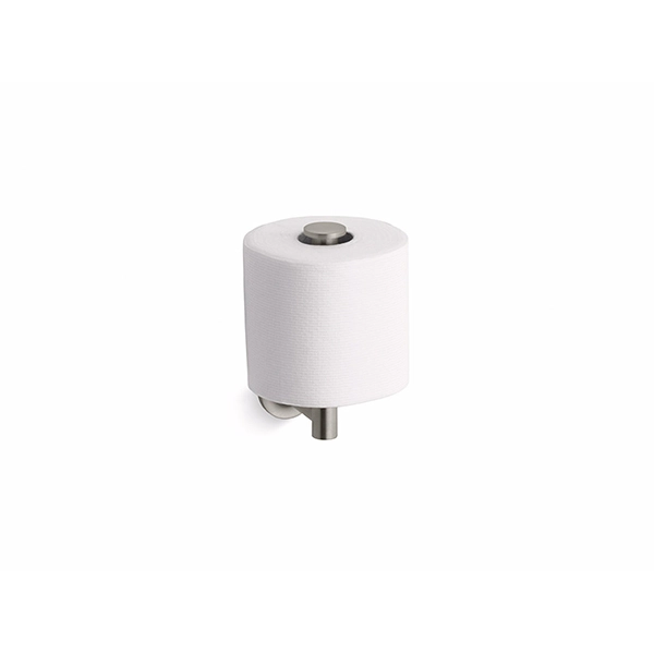 Porta Papel Higiênico Simples Níquel Escovado Purist Kohler