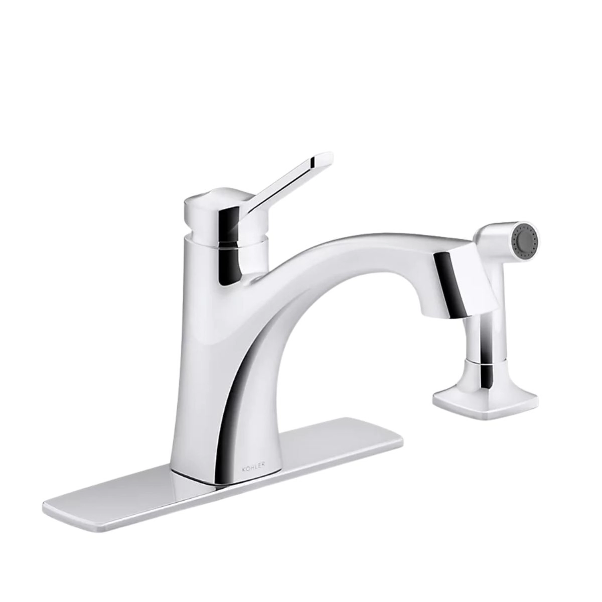 Torneira Misturador Kohler Maxton Monocomando Para Cozinha K-r22868-cp Cromado Polido