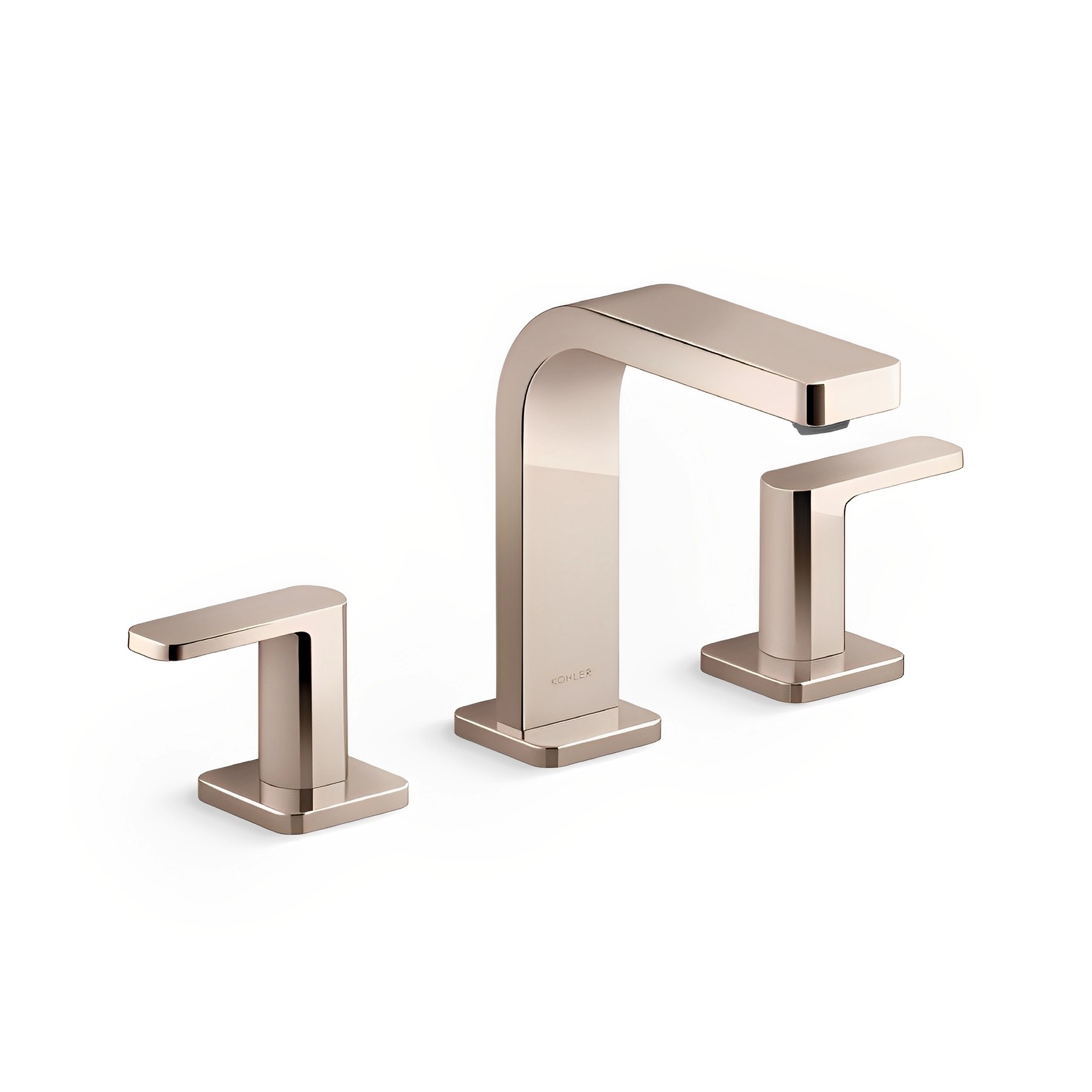 Torneira Misturador de Pia para Banheiro com Bica Média Rose Gold Parallel Kohler
