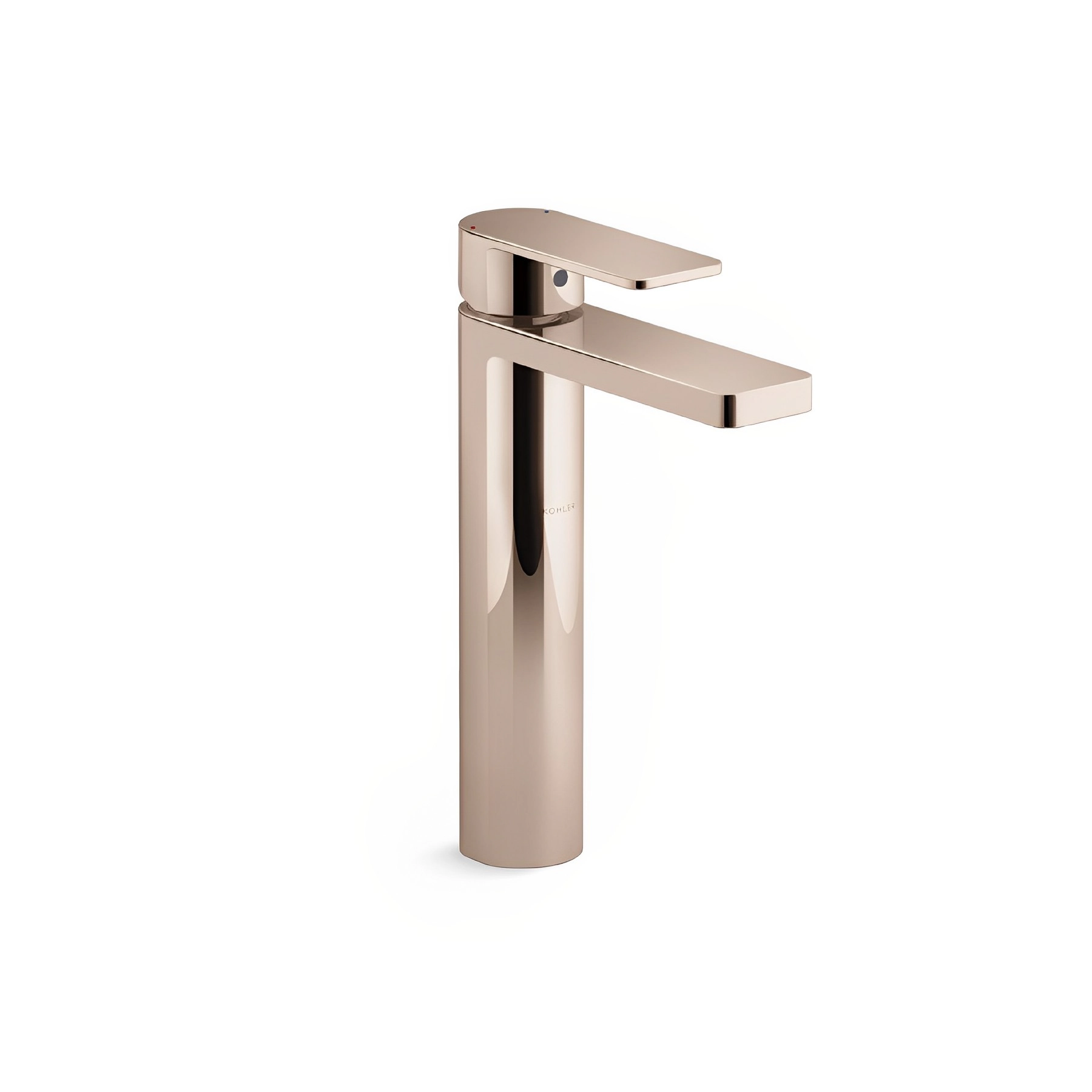 Torneira Misturador de Pia para Banheiro com Bica Alta Rose Gold Parallel Kohler