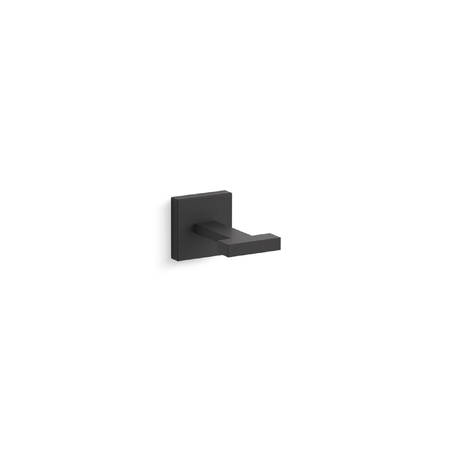 Cabide para Banheiro Square Black Matte Kohler
