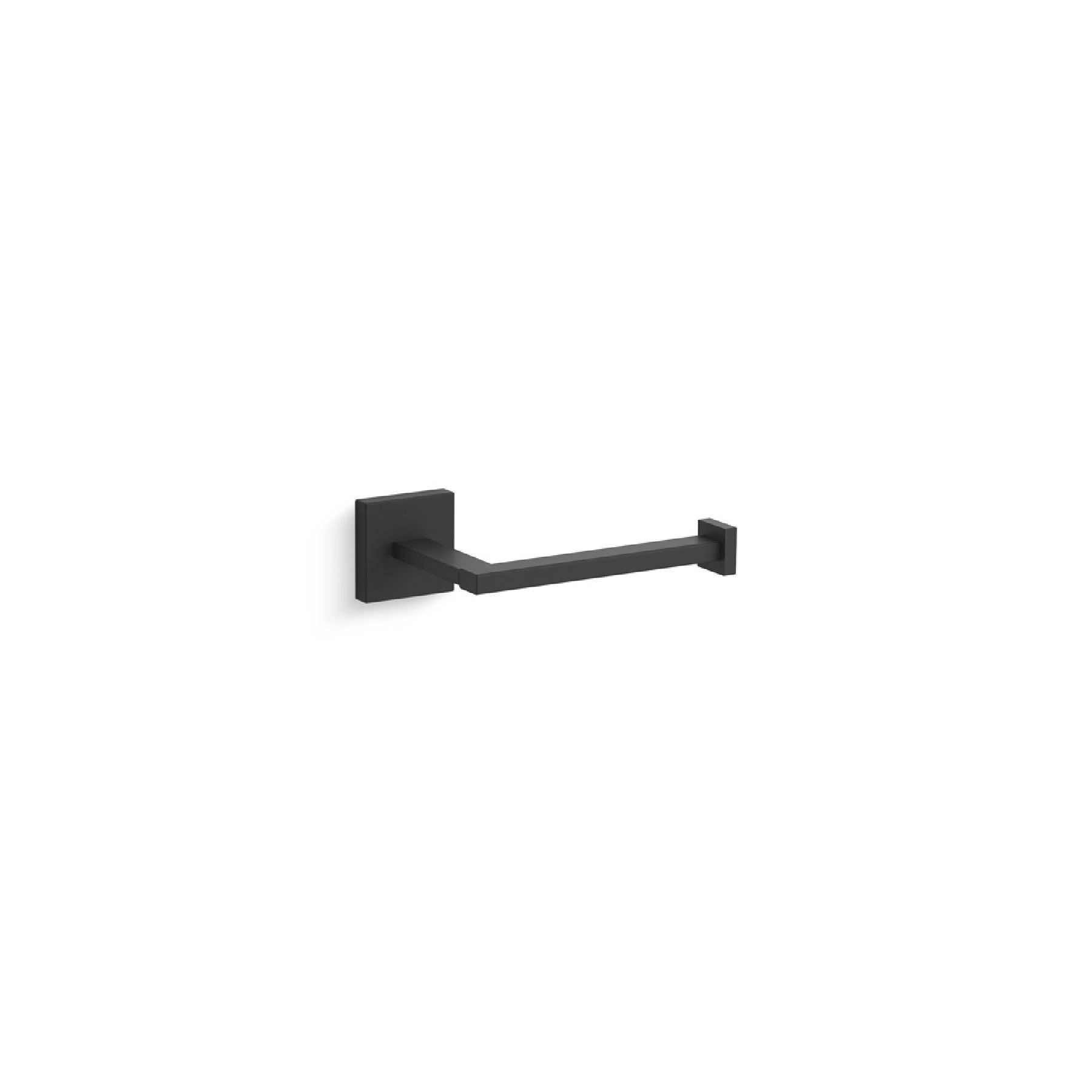 Porta Papel Higiênico Square Black Matte Kohler