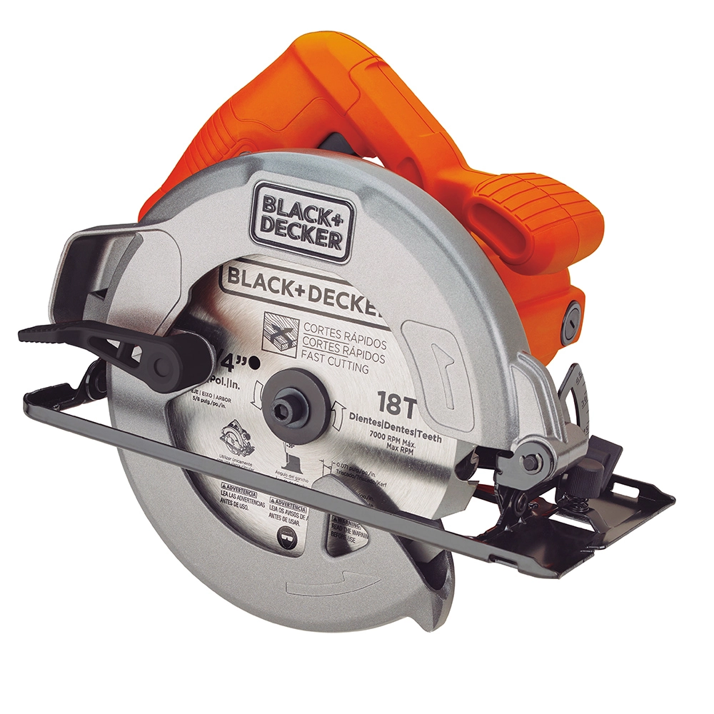 Serra Circular 7-1/4" 1500w  Black+decker 220v - Cs1004