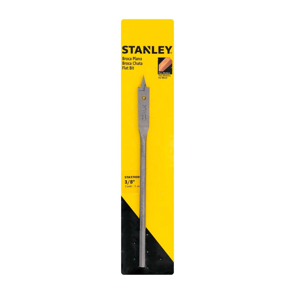 Broca Chata 3/8" Para Madeira - Stanley