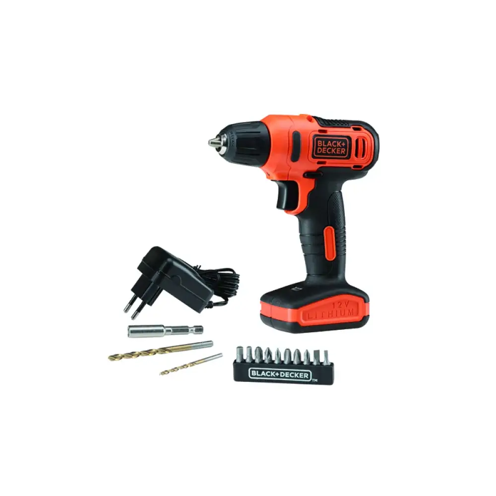 Furadeira / Paraf. 12v C/13 Acessorios Black D