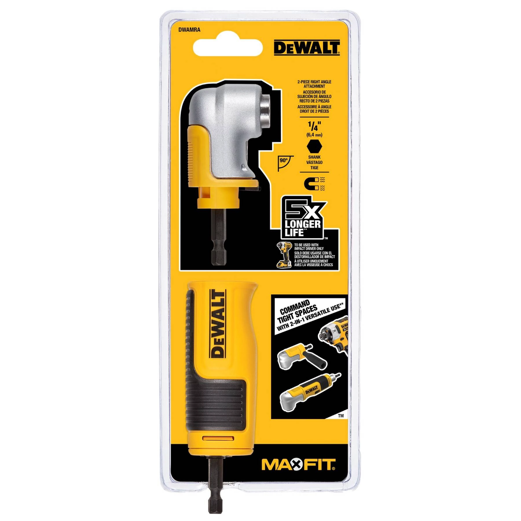 Adaptador Angular para Parafusadeira 2 em 1 Dewalt